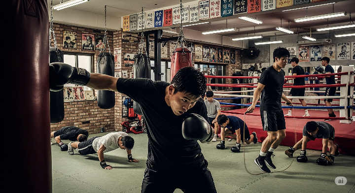 유망주 선수들의 훈련 모습