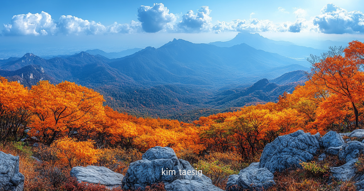 가리산의 사계절