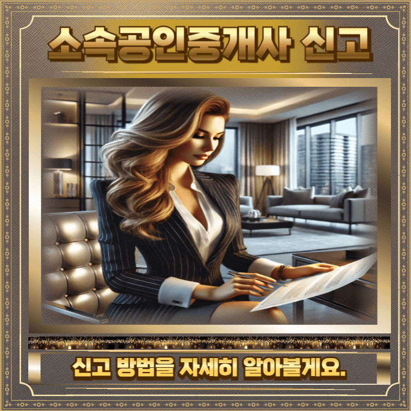 소속공인중개사 고용신고