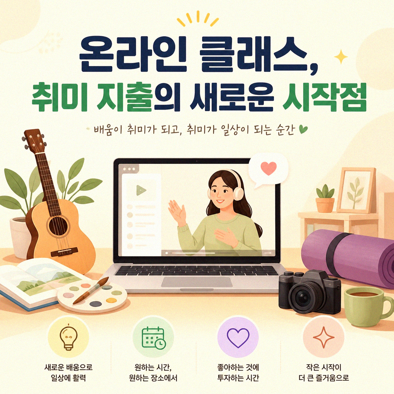 온라인 클래스 수강 후 취미 생활 지출, 어떻게 달라졌을까