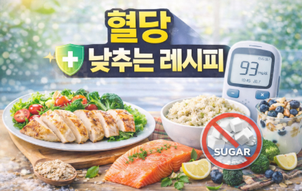 혈당 낮추는 레시피