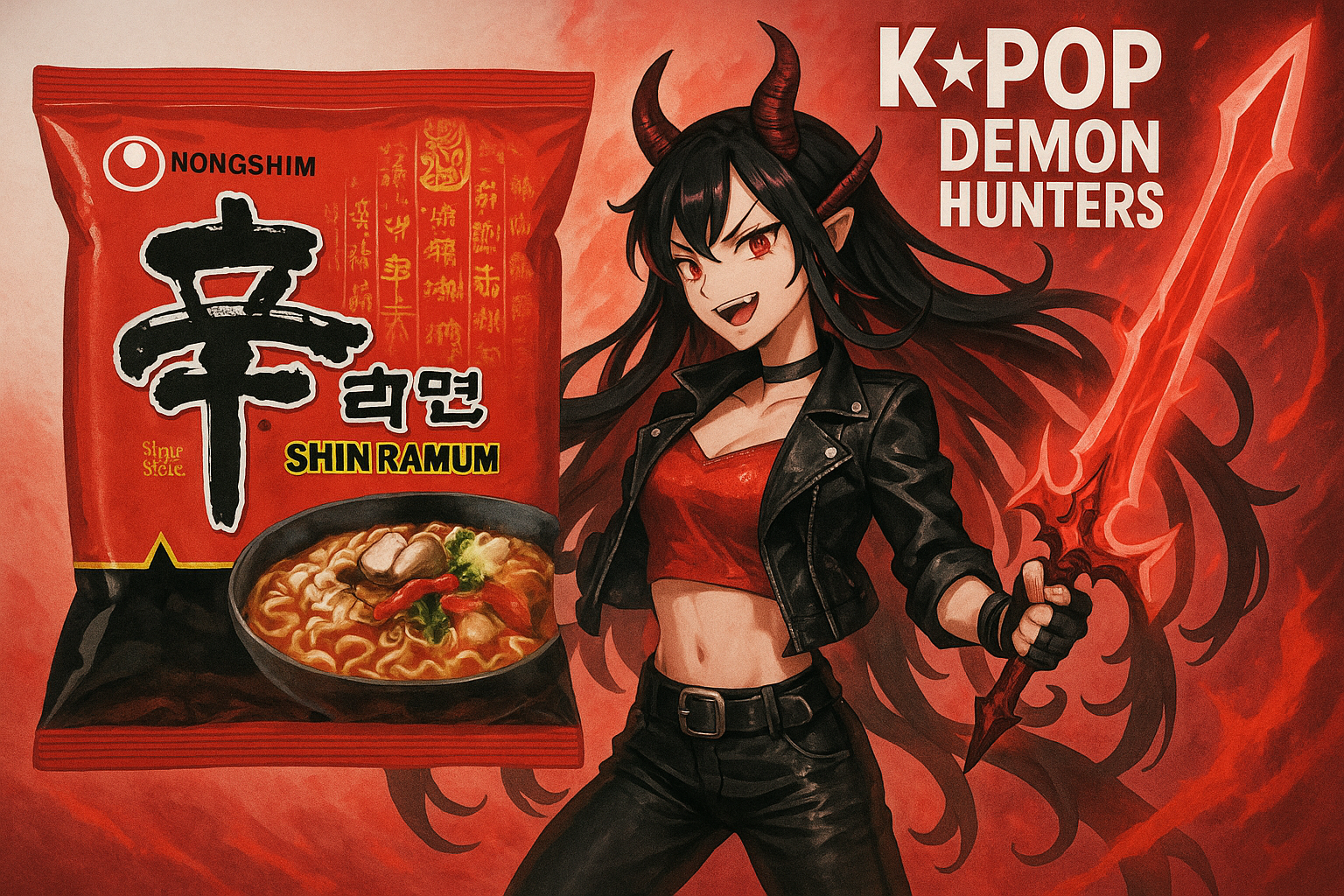 농심 신라면 & 케이팝데몬헌터스