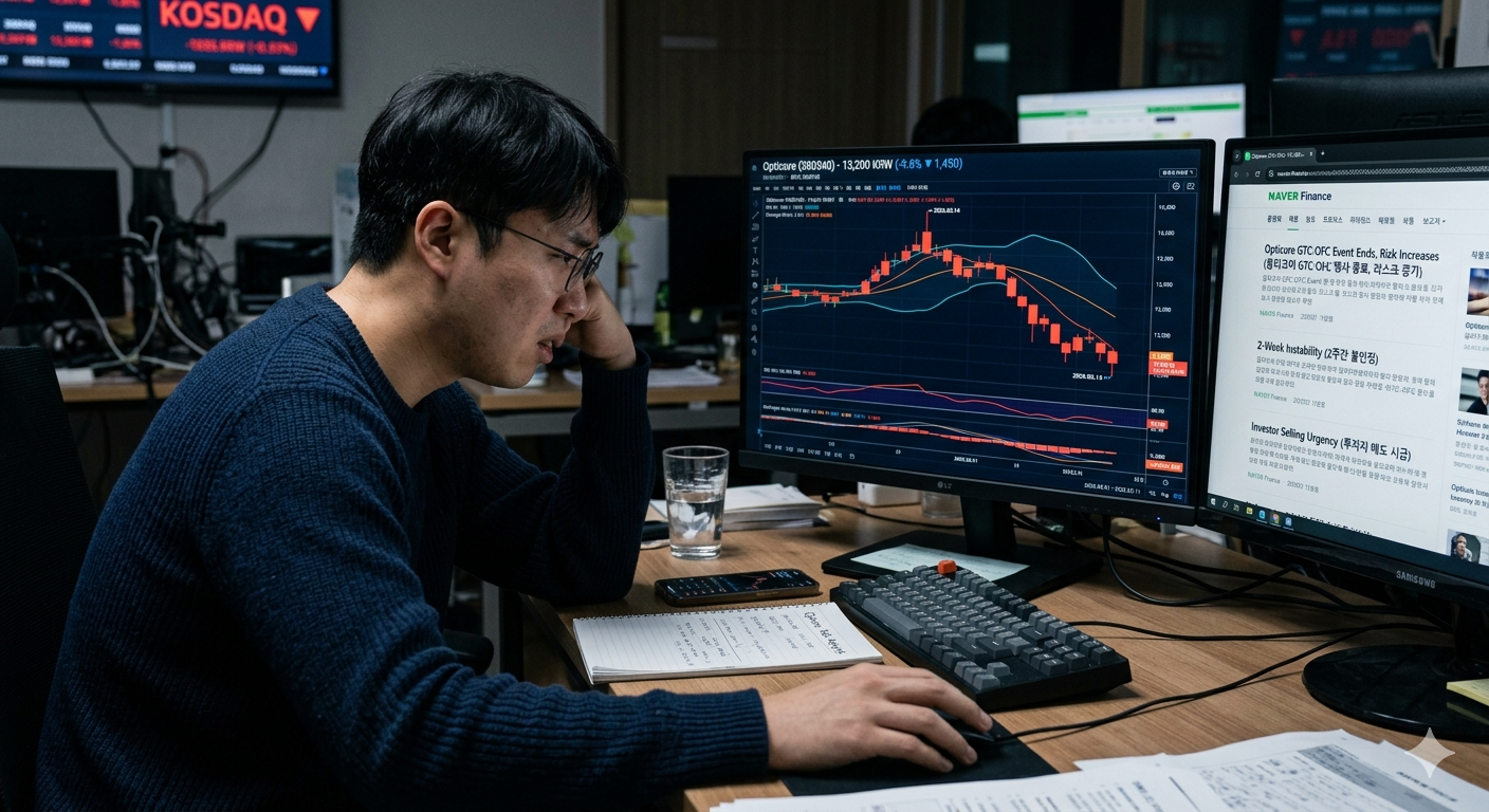 주가하락 관련 이미지