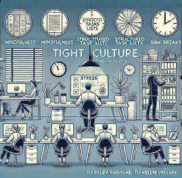 타이트한 문화에서의 압박감을 해소하는 심리적 기법
