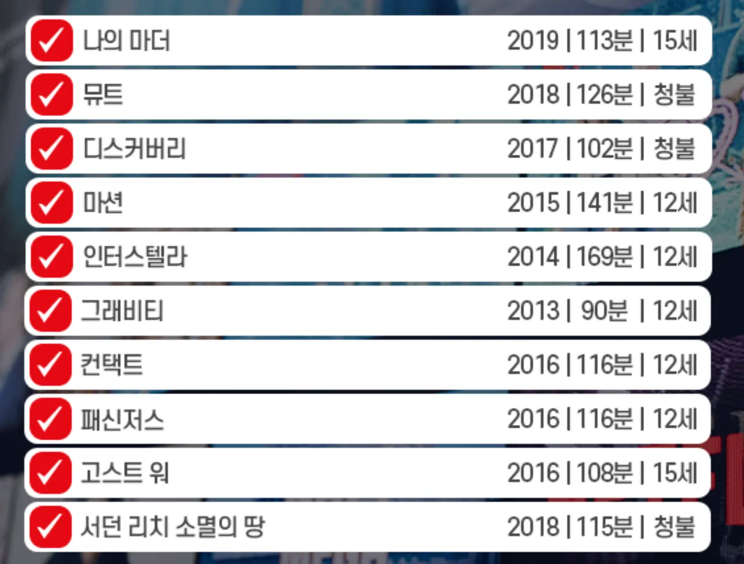 넷플릭스 SF 판타지 추천 영화 인기순