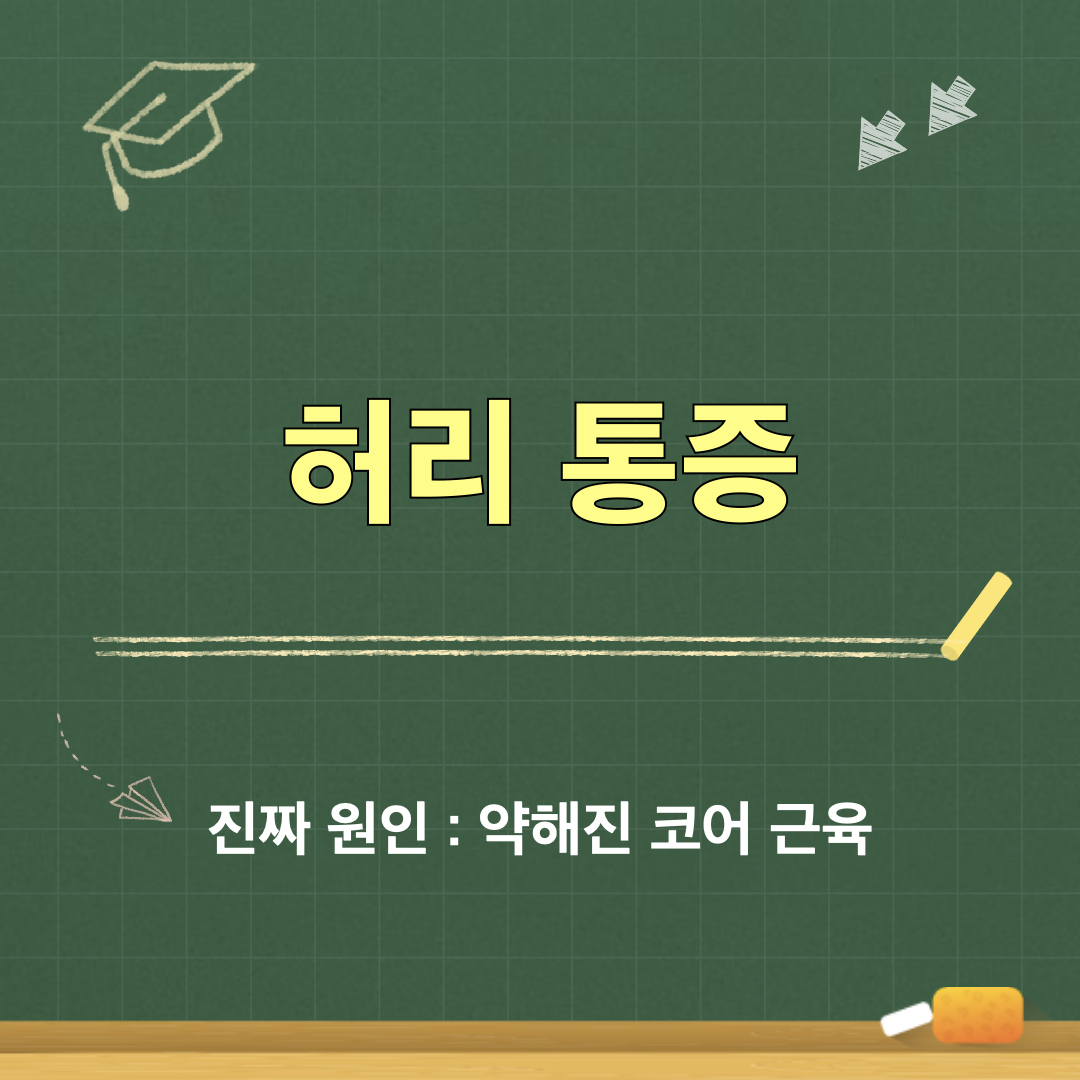 허리통증원인