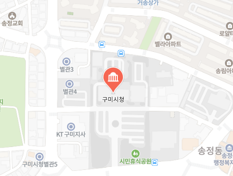 구미시청 위치 이미지