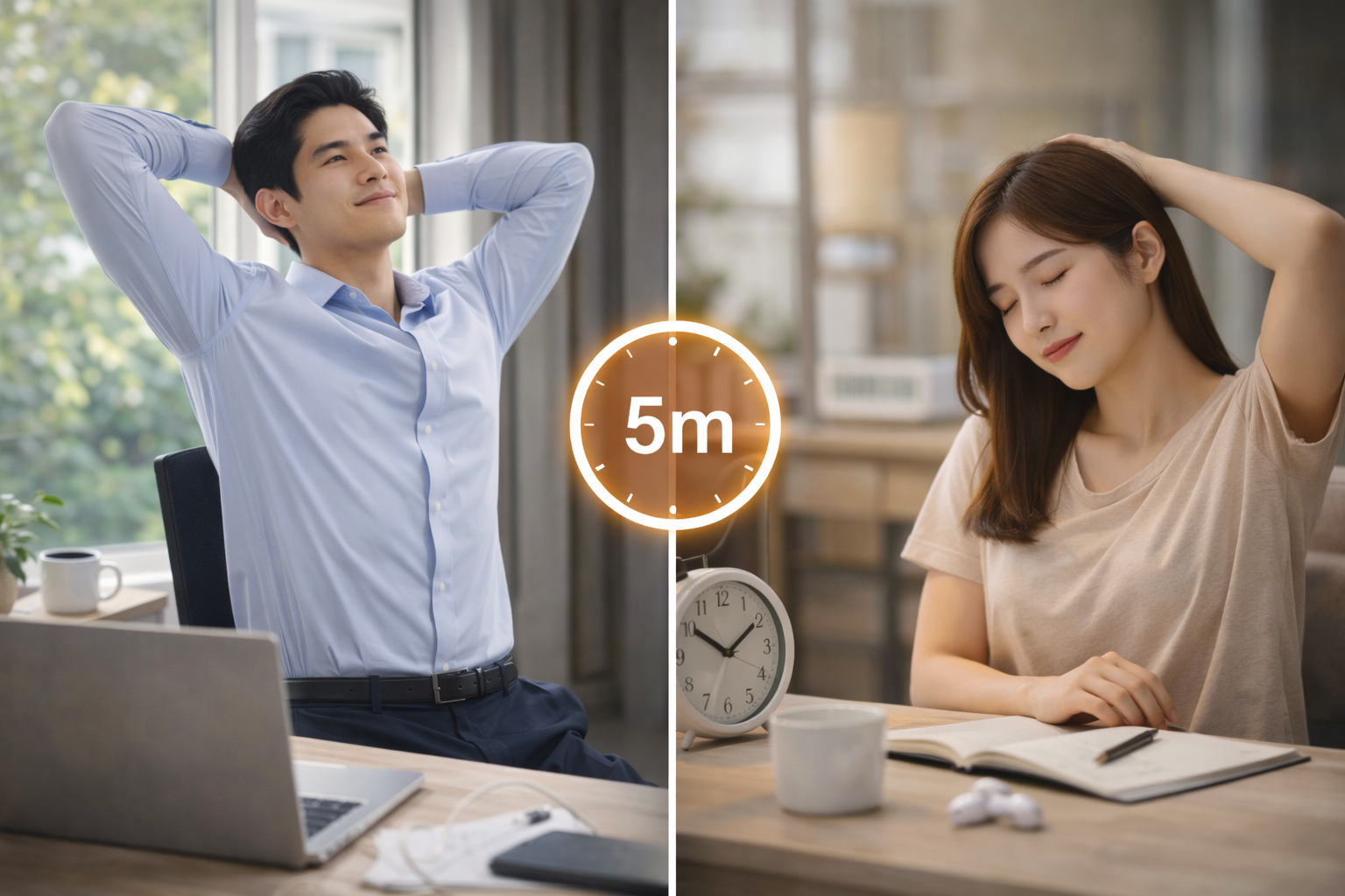 활동과 휴식의 균형 관련 사진