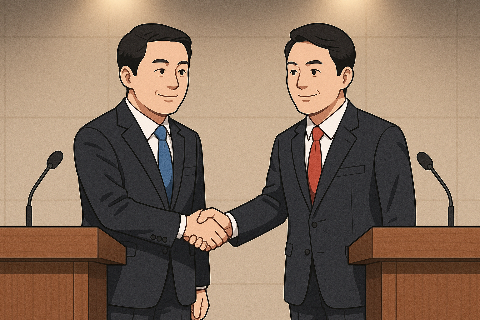 2025 대한민국 새로운 정부에 대한 사진