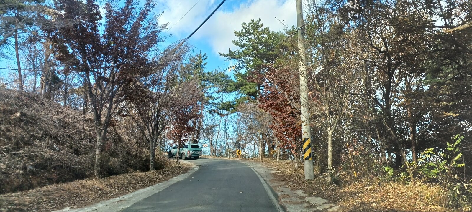 하동 금오산 전망대 가는 길
