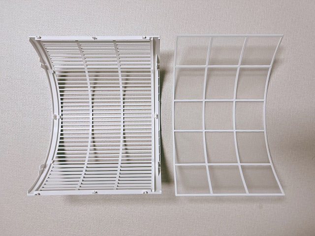 제습기 필터 분리 후