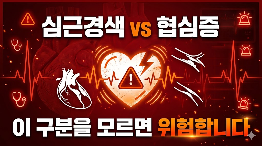 심근경색 협심증 구분 심혈관 질환 2026 가이드 섬네일