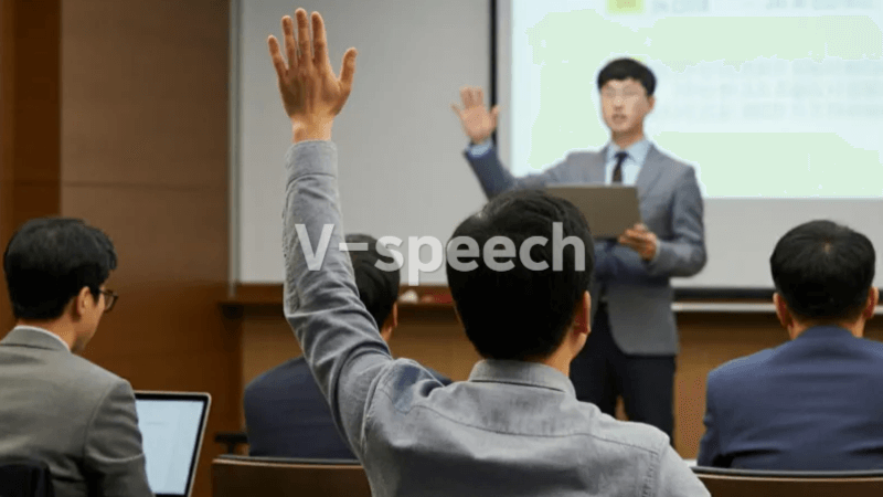질문 시간 활용하는 스피치 전략