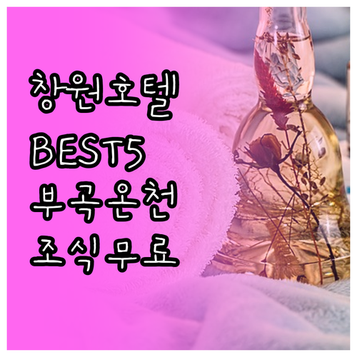 경남 창원 호텔 베스트 5 부곡 유황..