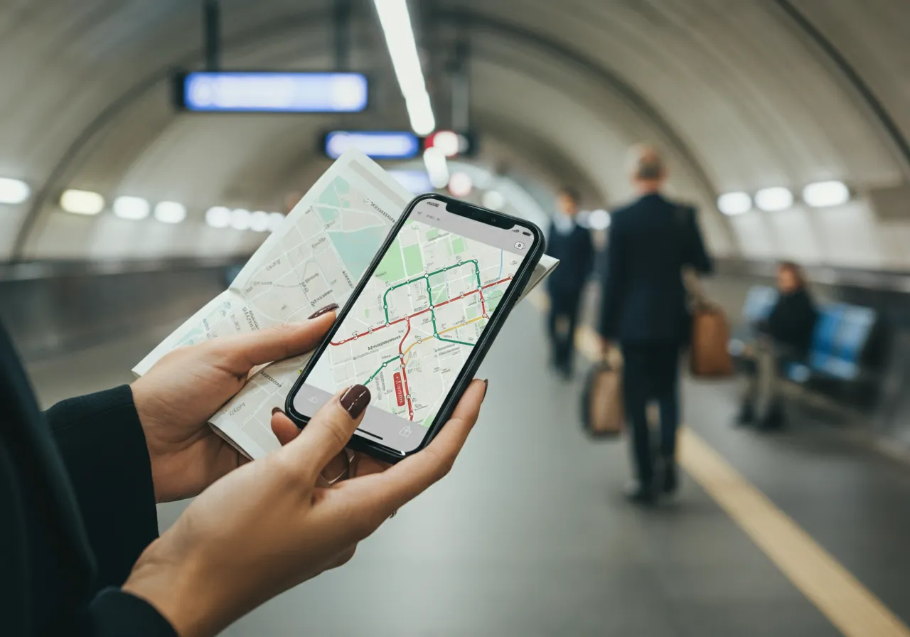 디지털 노선도를 활용