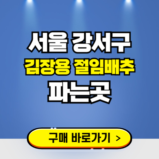 서울 강서구 절임배추 사전예약 구입하는곳 ❘ 김장배추 파는곳 가격보기