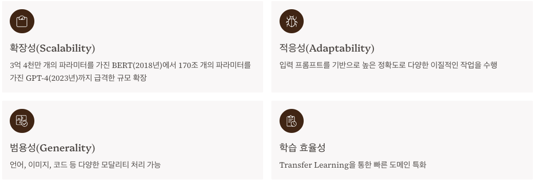 파운데이션 모델 개념과 핵심 특징 정리 이미지