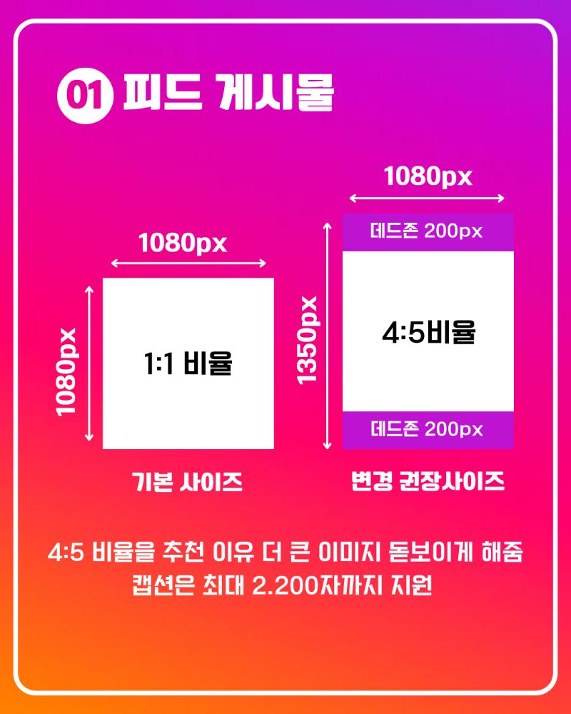 인스타그램 사이즈