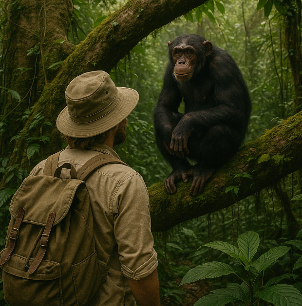 야생동물과의 조우 사진