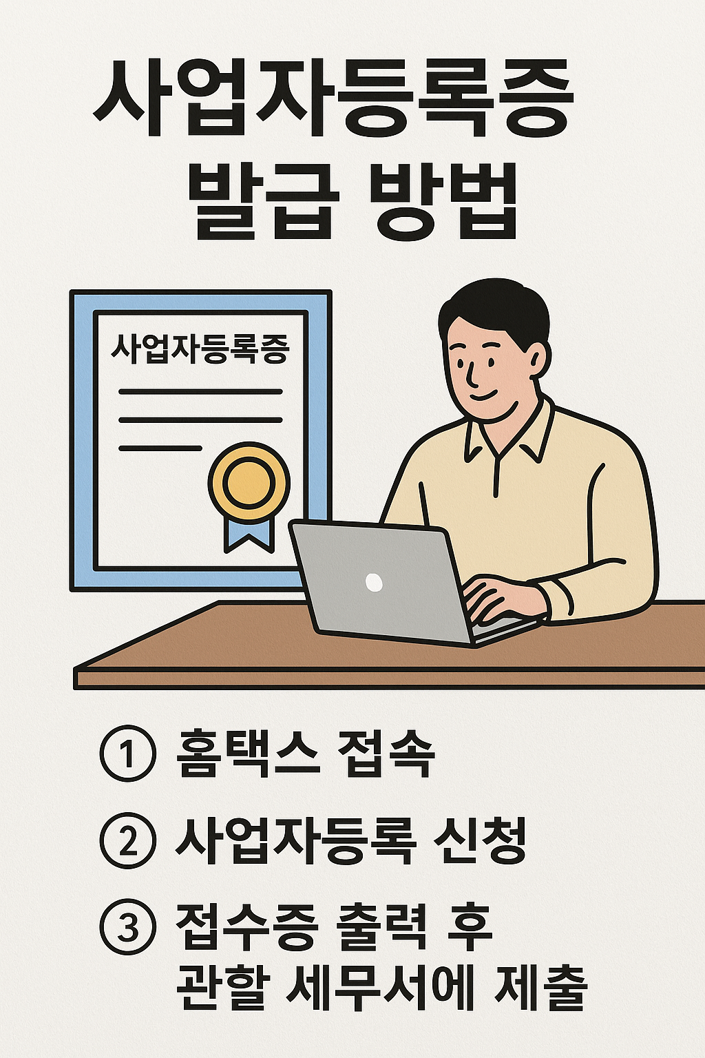 사업자등록증 발급 방법