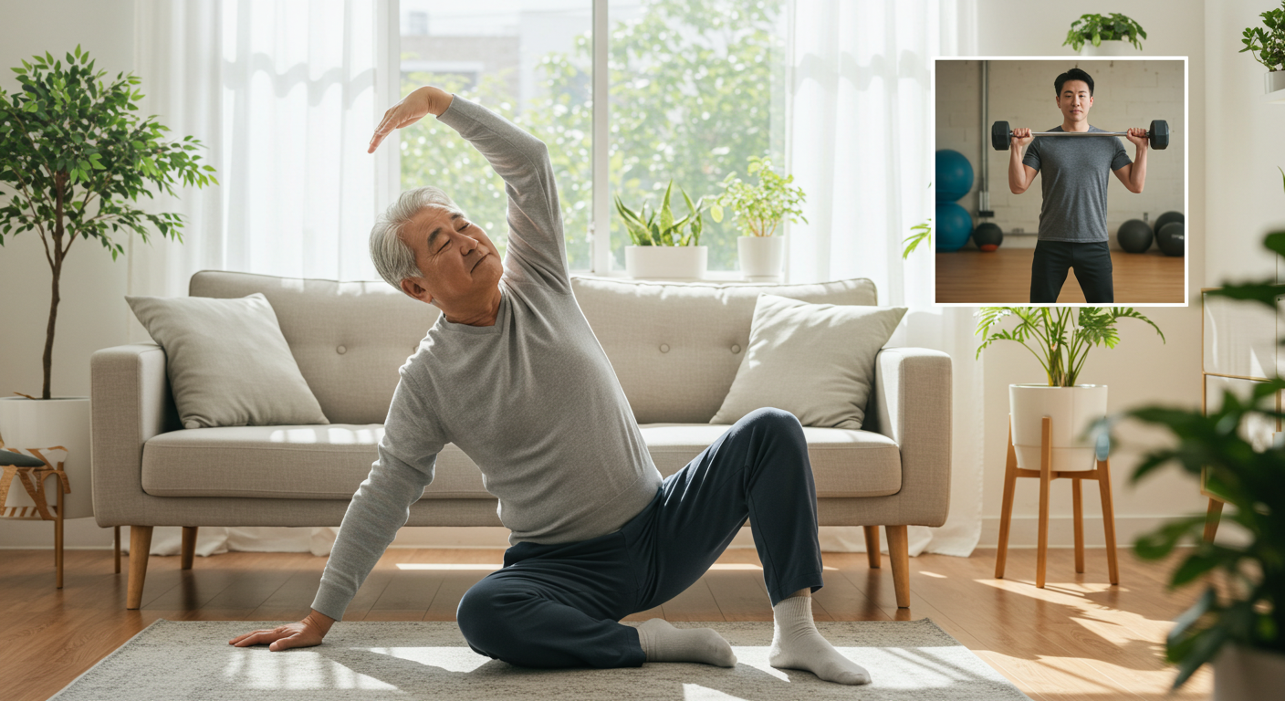 운동의 목표가 서로다른 두사람