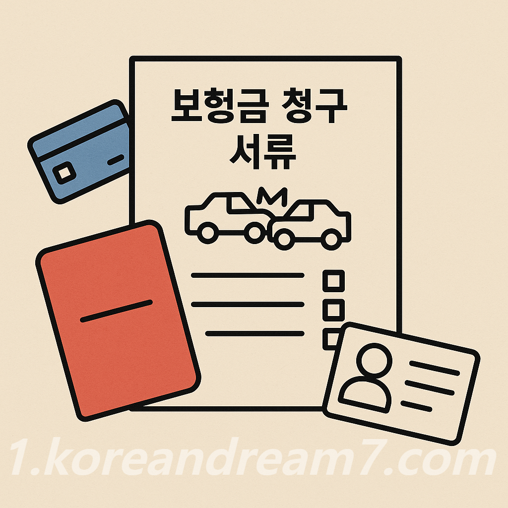 교통사고 보험금 청구 서류
