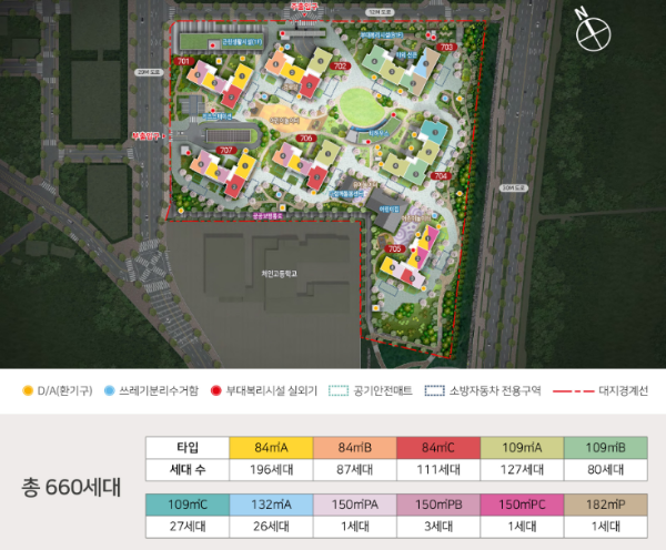 단지배치도 이미지입니다.