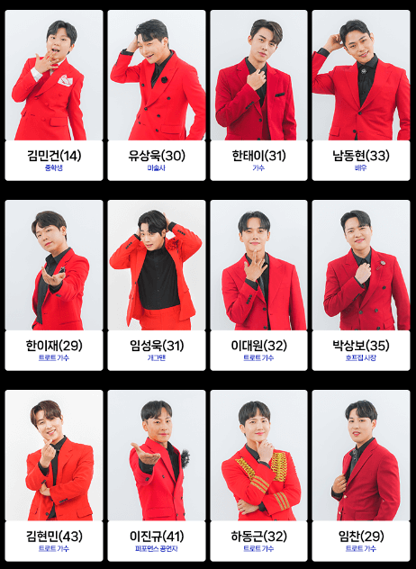 미스터 트롯2 참가자