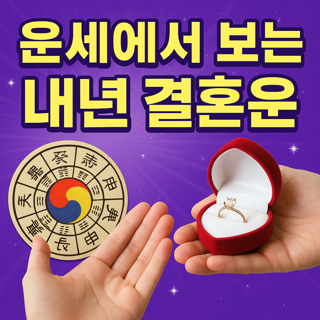 운세에서 보는 내년 결혼운