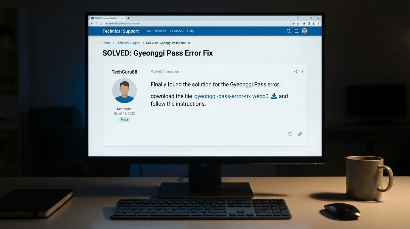 스마트폰 본인인증 오류를 해결하고 정상 등록된 모습
