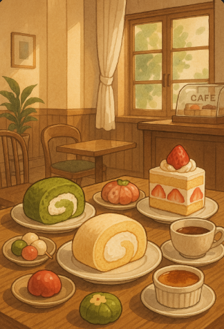 도지마롤케잌과 여러 케잌들과 오차