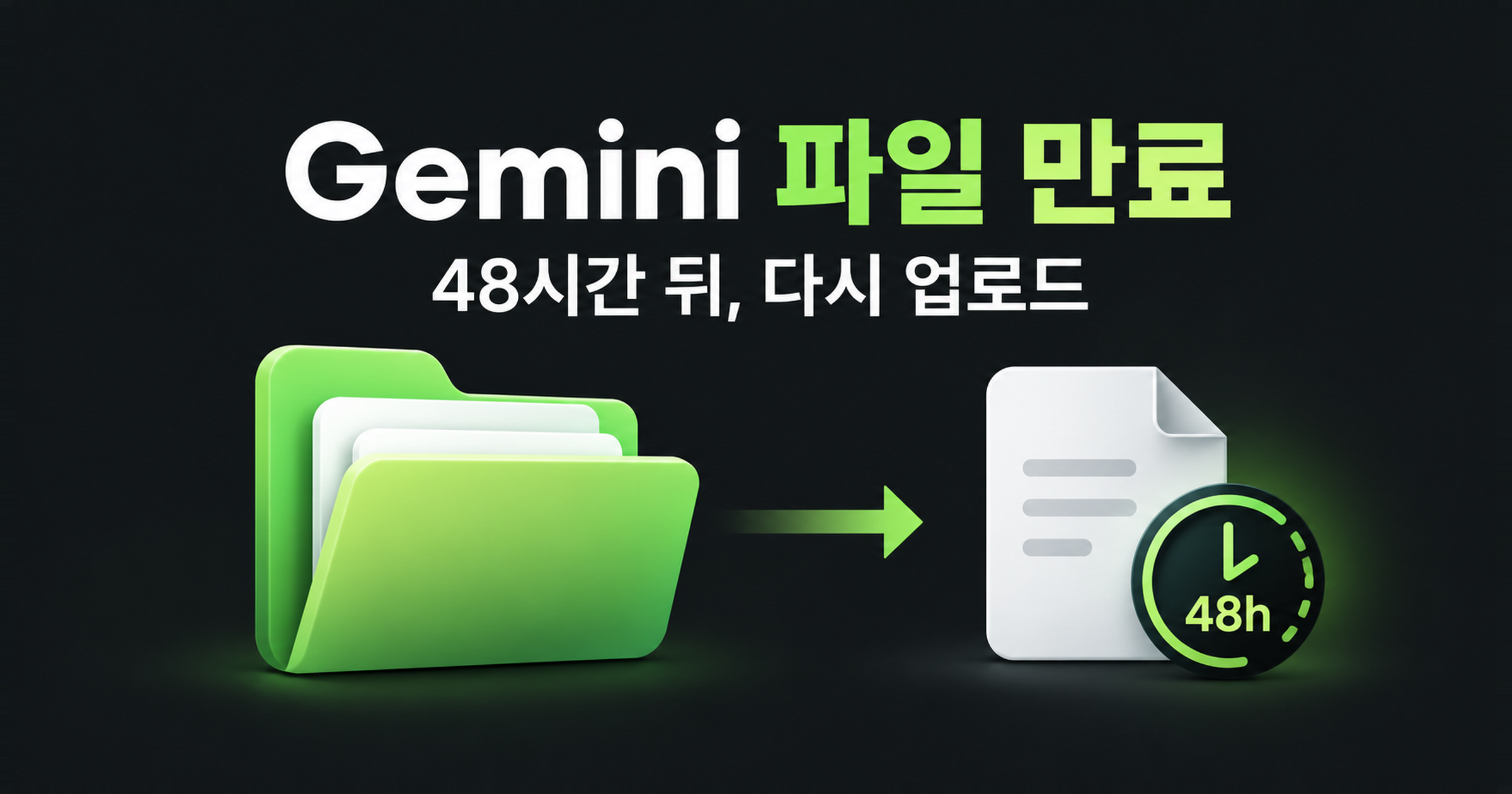 48시간 뒤 만료되는 API 파일과 보관 원본