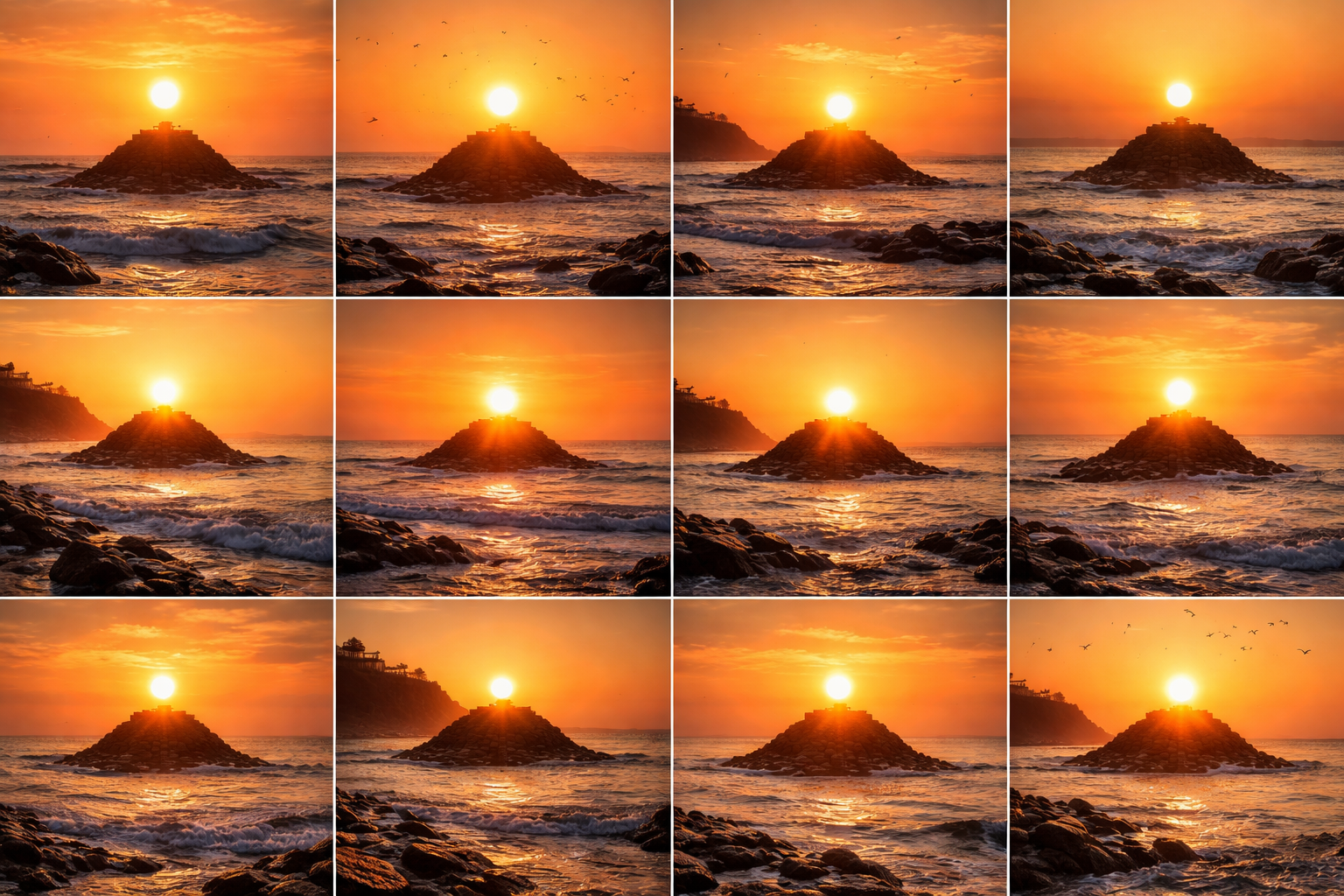 문무대왕릉 일출 명소 추천 경주여행, 일출명소