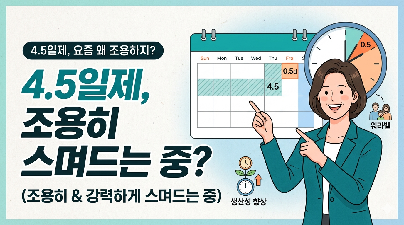 주 4.5일제, 요즘 왜 조용하지 알고 보면 소름 돋는 현재 진행 상황 팩트체크 (2026 최신)