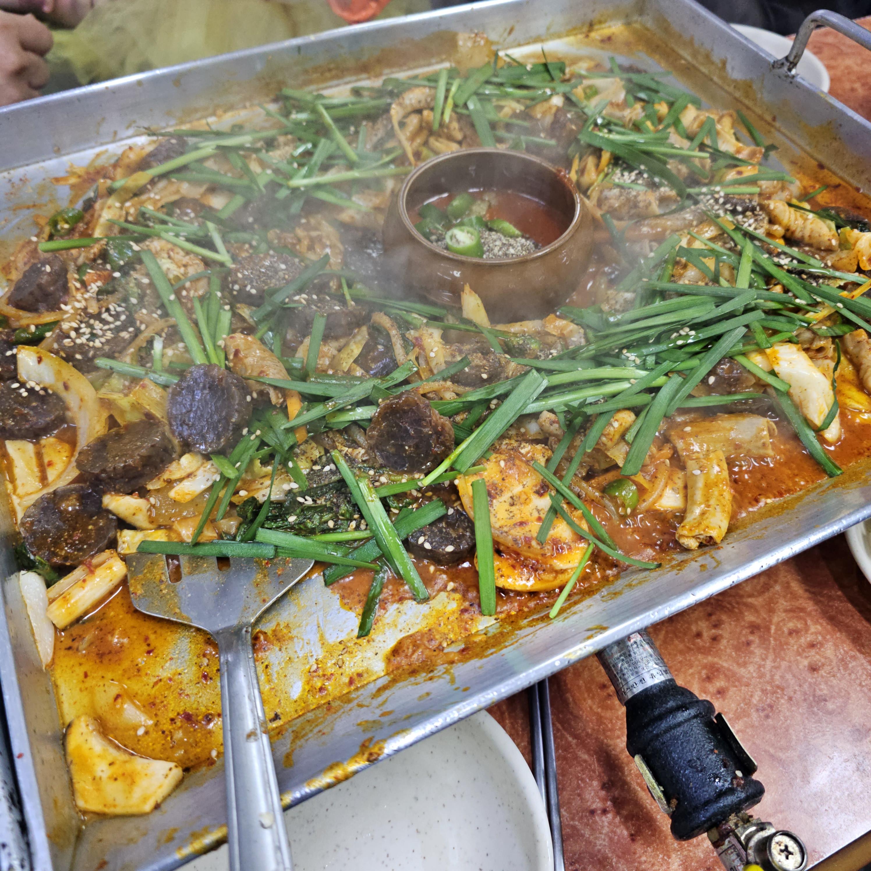 신림동 순대타운 순대볶음 사진