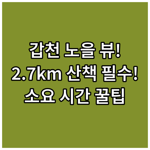 대전 갑천생태호수공원 2.7km 산책..