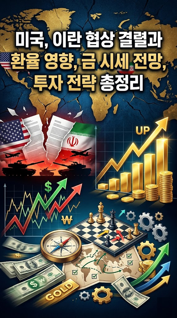 미국, 이란 협상 결렬과 환율 영향, 금 시세 전망, 투자 전략 총정리