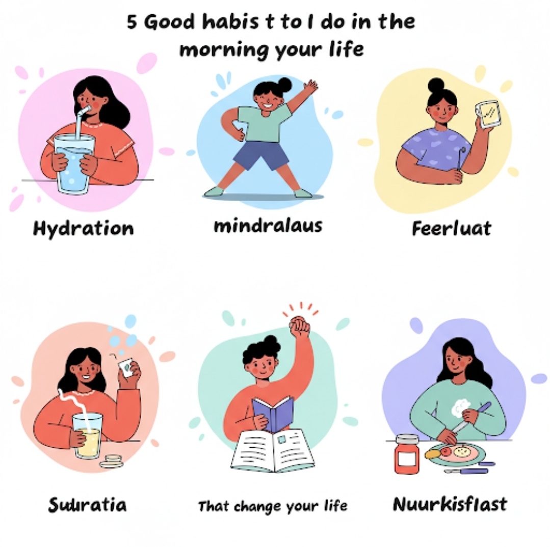 아침에 무조건 하면 좋은 행동 5가지 (이것만 해도 인생이 바뀜)