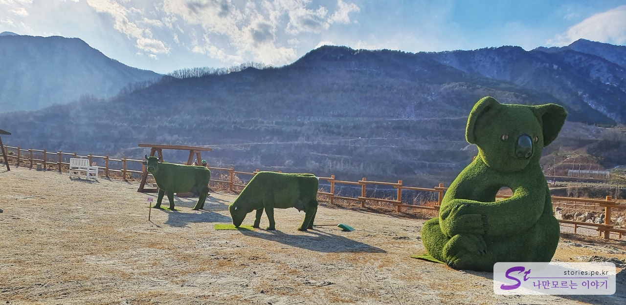 쇄석장 앞 잔디광장 토피어리