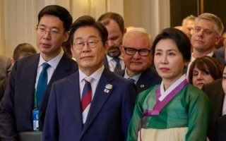 김혜경 여사 일본 총리 부인
