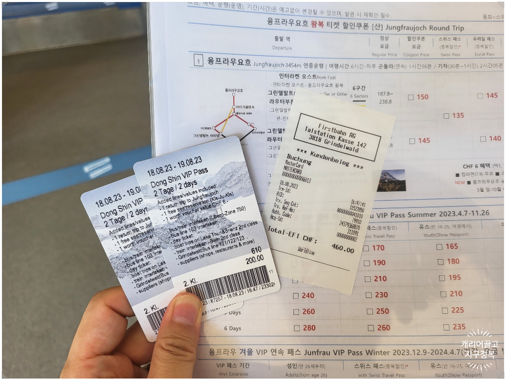 스위스 피르스트와 주차장