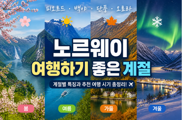 노르웨이 여행하기 좋은 계절