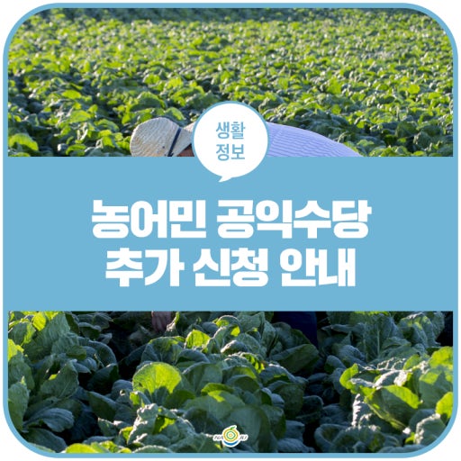 2026년 농어민수당 신청