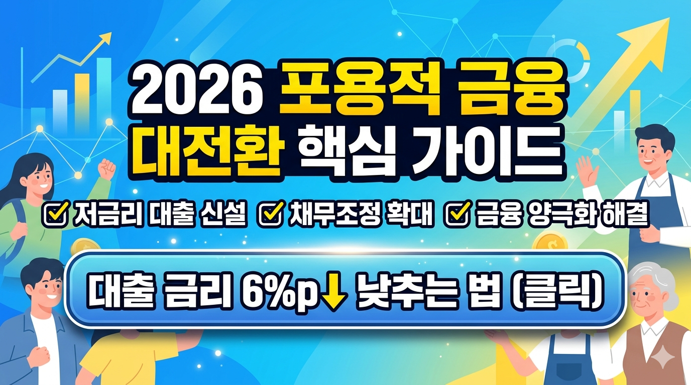 포용적 금융 대전환