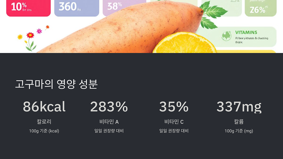 고구마의 영양 성분