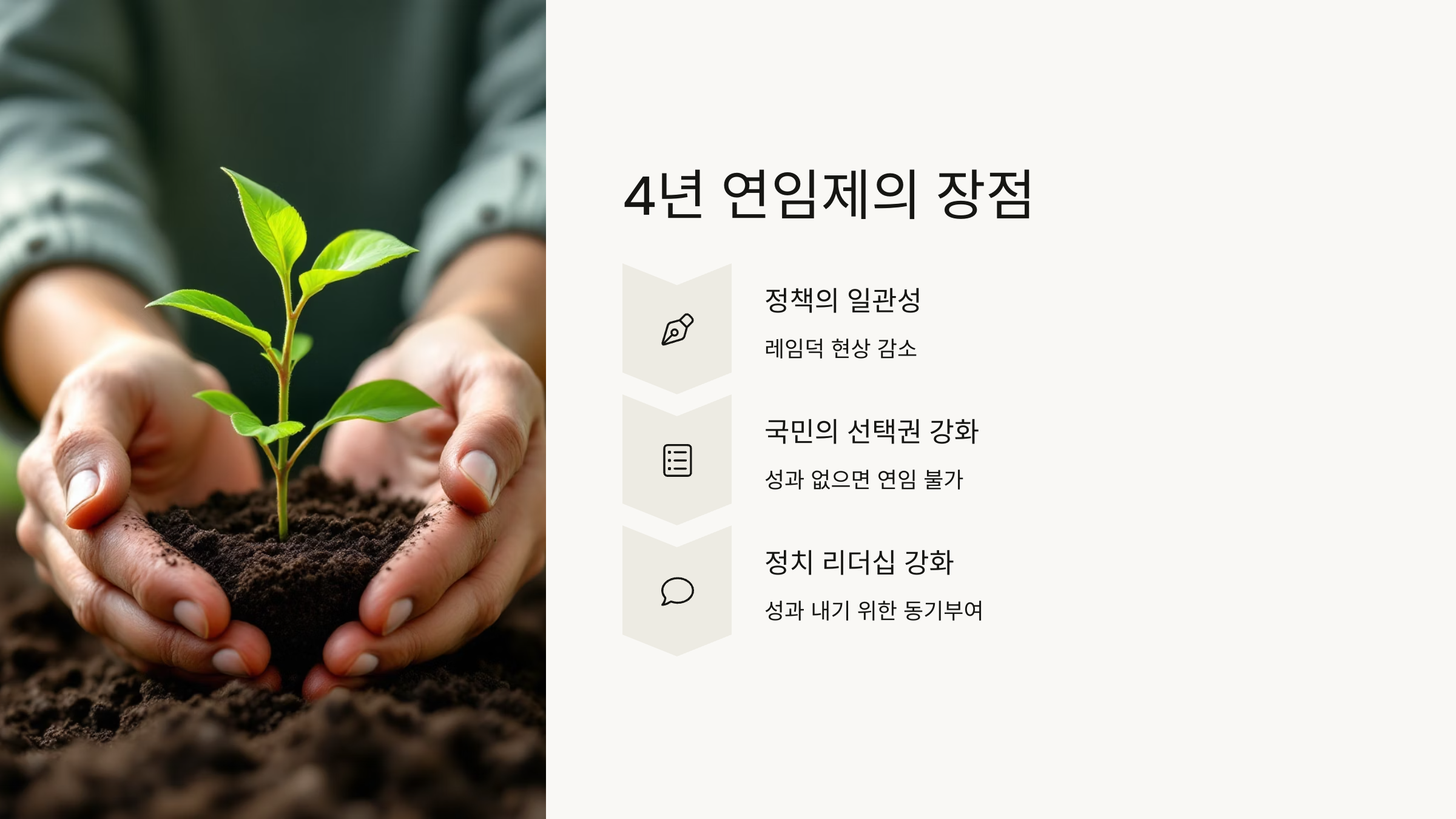 4년 연임제란