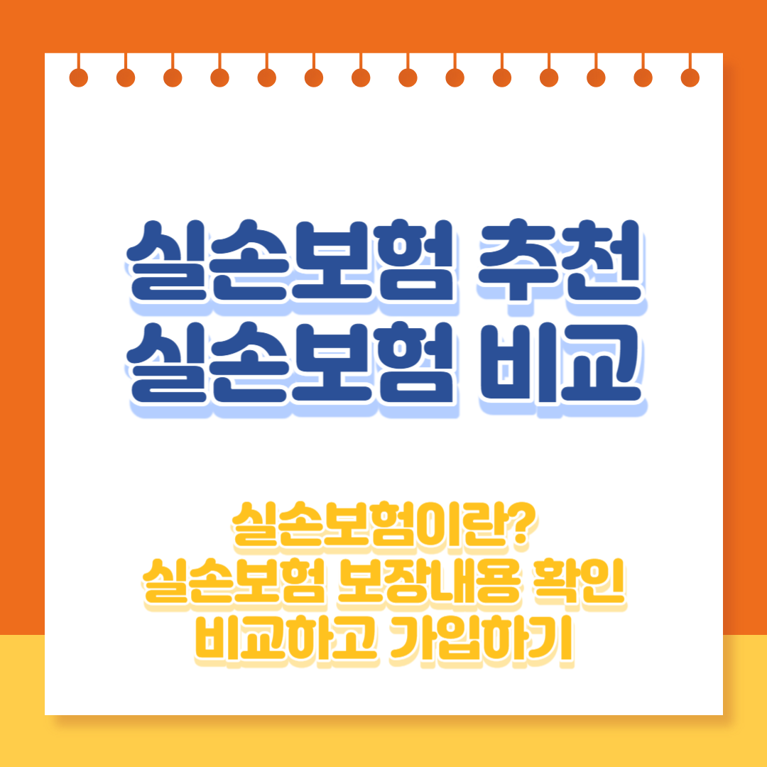 실손보험 추천 순위