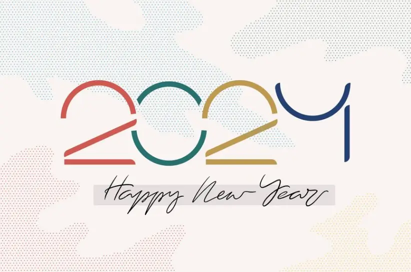 2024년 새해 인사말 카드