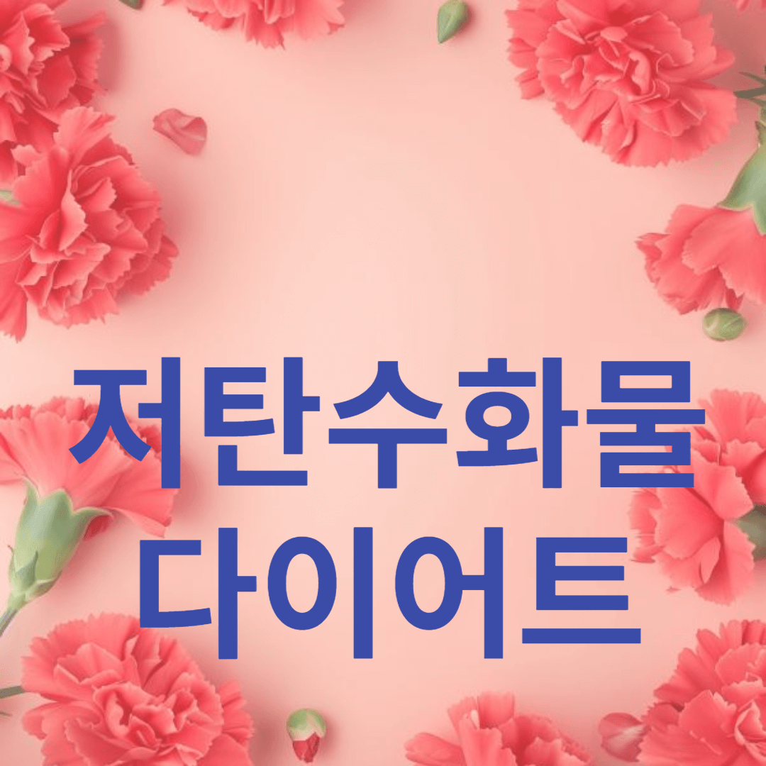 저탄수화물 다이어트 레시피: 영양 균형을 맞춘 간편 요리