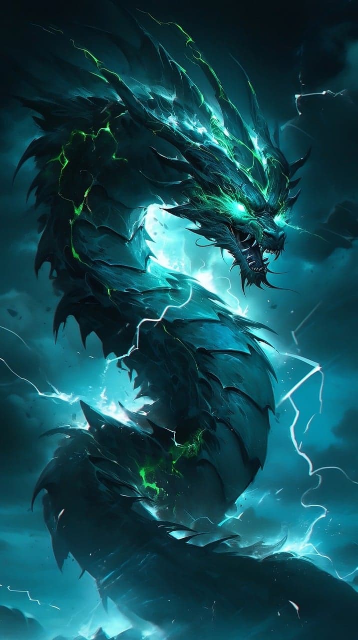 바다를 지배하는 파괴자 전설의 리바이어던 ai이미지